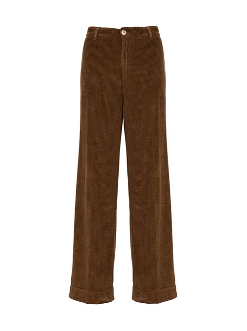 Pantalone Maya C Chinos in velluto a costine Marrone RE-HASH | P393C 4V0407464